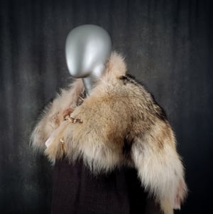 Image of Wolf Fur Cloak