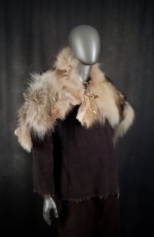 Image of Wolf Fur Cloak