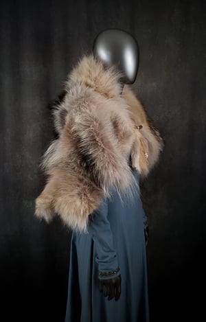 Image of Wolf Fur Cloak