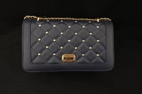 Image 1 of BADGLEY MISCHKA BLUE STUDDED CROSSBODY