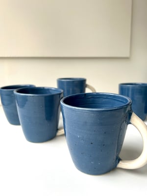 Image of BEAUTIFUL DENIM BLUE MUGS