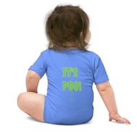 Image 4 of Baby Short Sleeve Onesie - Boo! Its Poo!