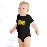 Image 1 of Baby Short Sleeve Onesie - Boo! Its Poo!