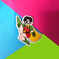 Boy Wonder Sticker