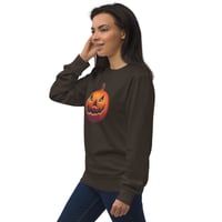Image 4 of Sweatshirt (Adult M/F) - Classic Jack O Lantern