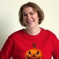 Image 11 of Sweatshirt (Adult M/F) - Classic Jack O Lantern