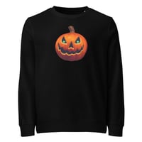 Image 3 of Sweatshirt (Adult M/F) - Classic Jack O Lantern