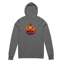 Image 11 of Hoodie Long Sleeve Tee - Classic Jack O Lantern