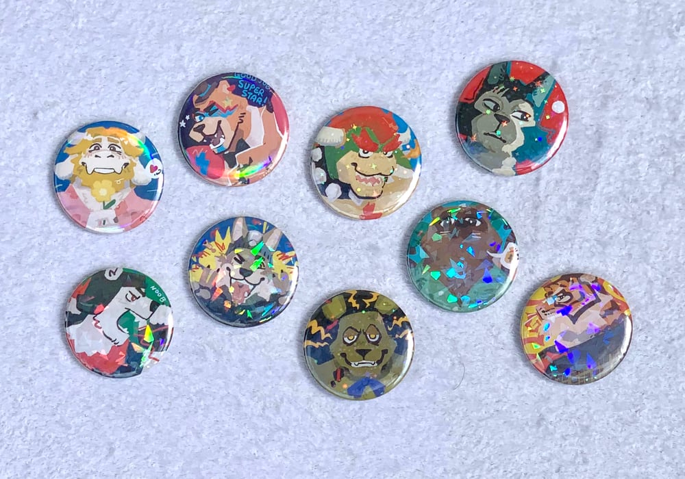 Image of Furry buttons 