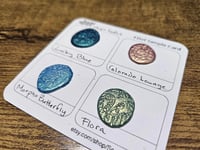 Image 2 of Sample Cards 4 Custom Batch Boutique Icy & Vibrant Color Shift, Chunky Glitter, Magical Garden, and/