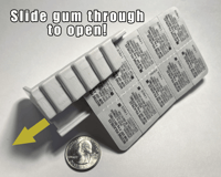 Image 4 of The Gum Popper! Opens packs of nicotine gum like magic! FREE USA shipping!