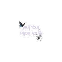 Image 2 of Bubble-free stickers (SHUT YOUR WHORE MOUTH)