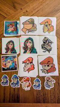 Image 3 of Sticker pack 6 mixed designs with extras