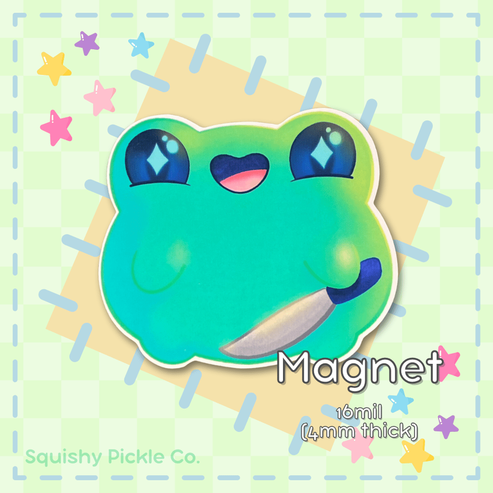 Image of Danger Frog Magnet