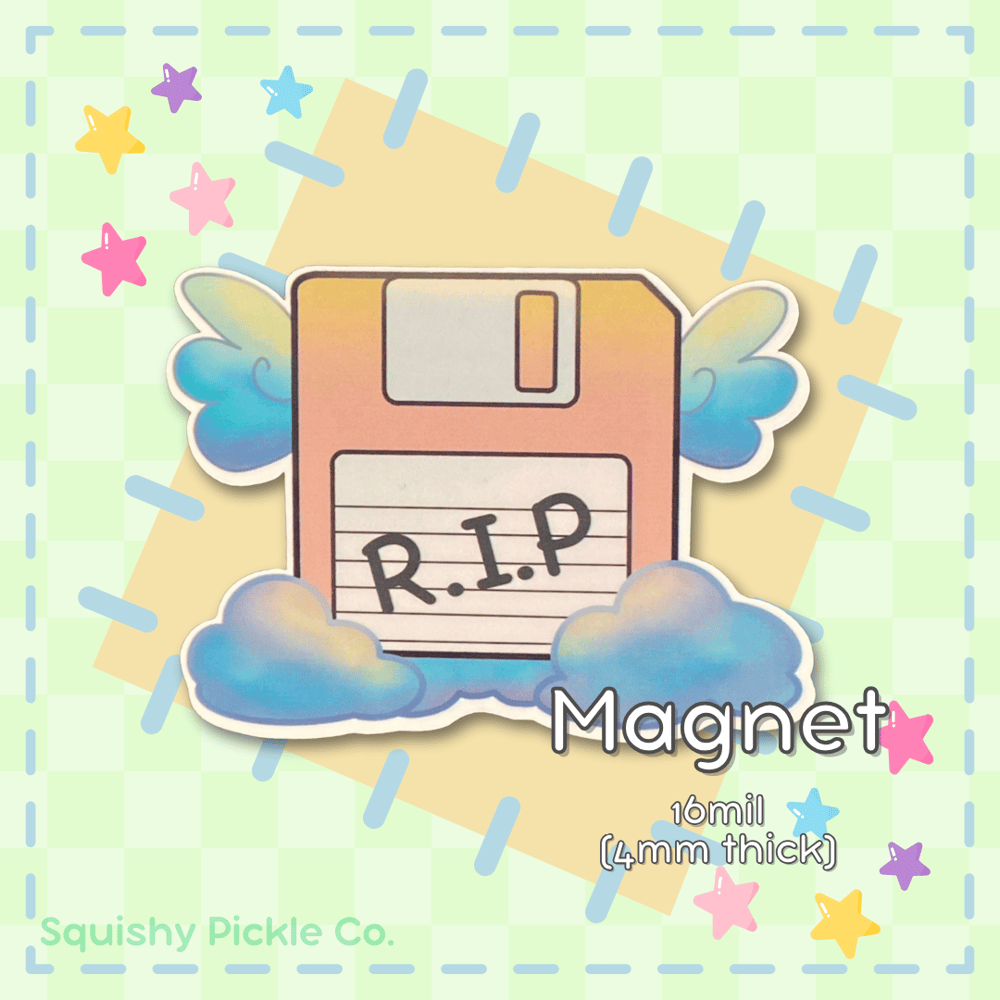 Image of Floppy Disk Magnet