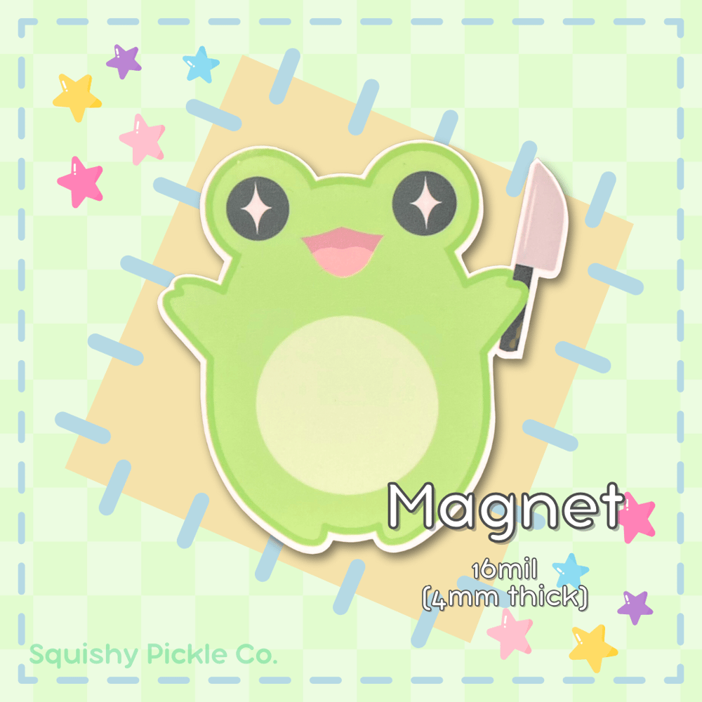 Image of Danger Frog Classic Ver. Magnet