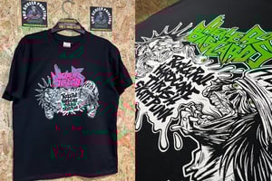 Image of T-SHIRT - HOB ZOMBIES (CHOOSE GREEN OR PINK PRINT)
