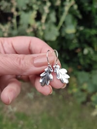 Image 2 of Oak leaf earrings