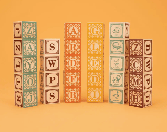Image of Classic Baby Blocks (Italian and French Versions too!)