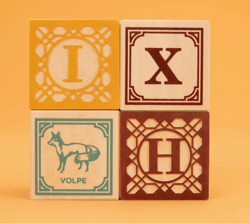 Image of Classic Baby Blocks (Italian and French Versions too!)