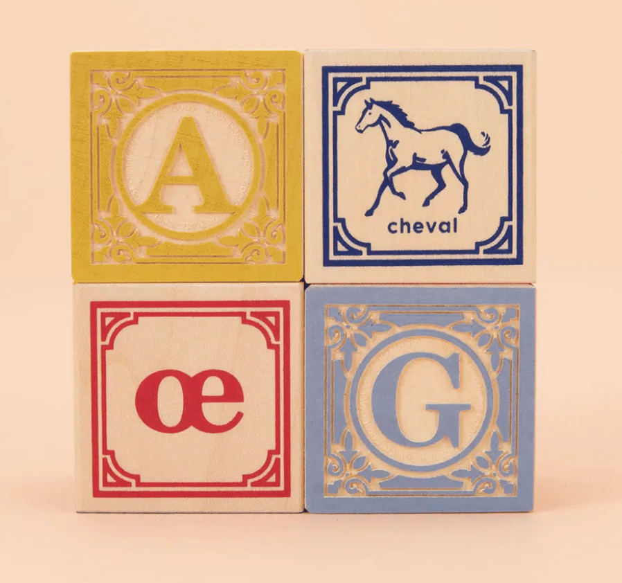 Image of Classic Baby Blocks (Italian and French Versions too!)