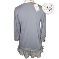 Image 4 of Axes Femme Blue Lace Babydoll Top