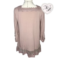 Image 4 of Axes Femme Pink Milkmaid Top