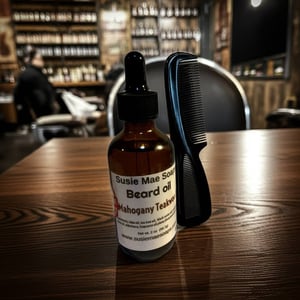 Image of Mahogany Teakwood Beard Oil