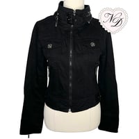 Image 1 of CECIL McBEE Black Cropped Military Jacket