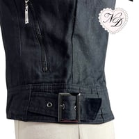 Image 4 of CECIL McBEE Black Cropped Military Jacket