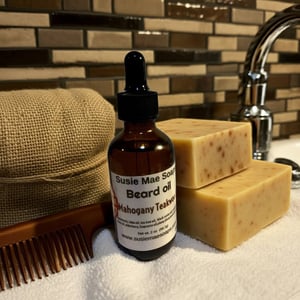 Image of Mahogany Teakwood Beard Oil