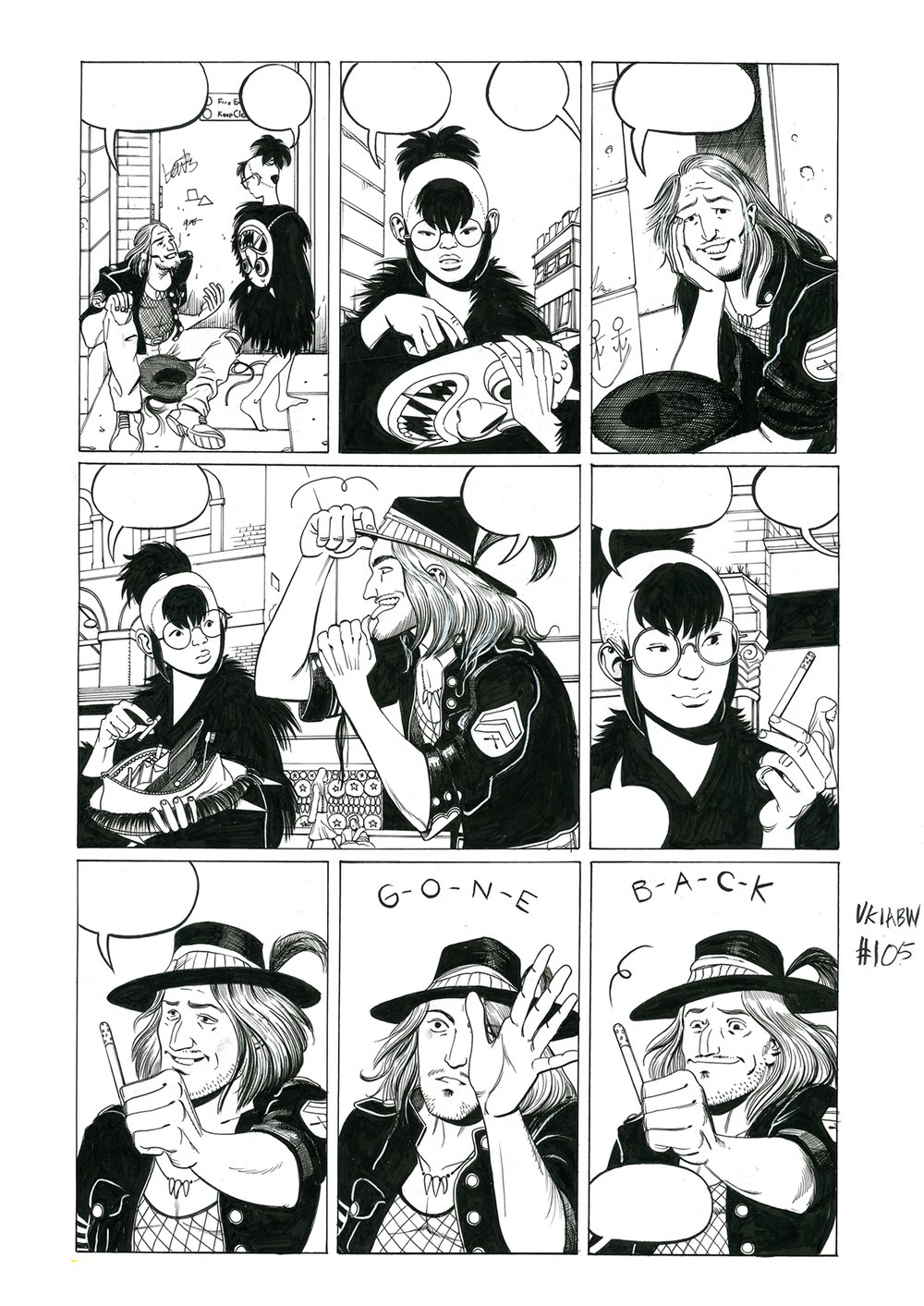 UK In A Bad Way Page 5 Original Art