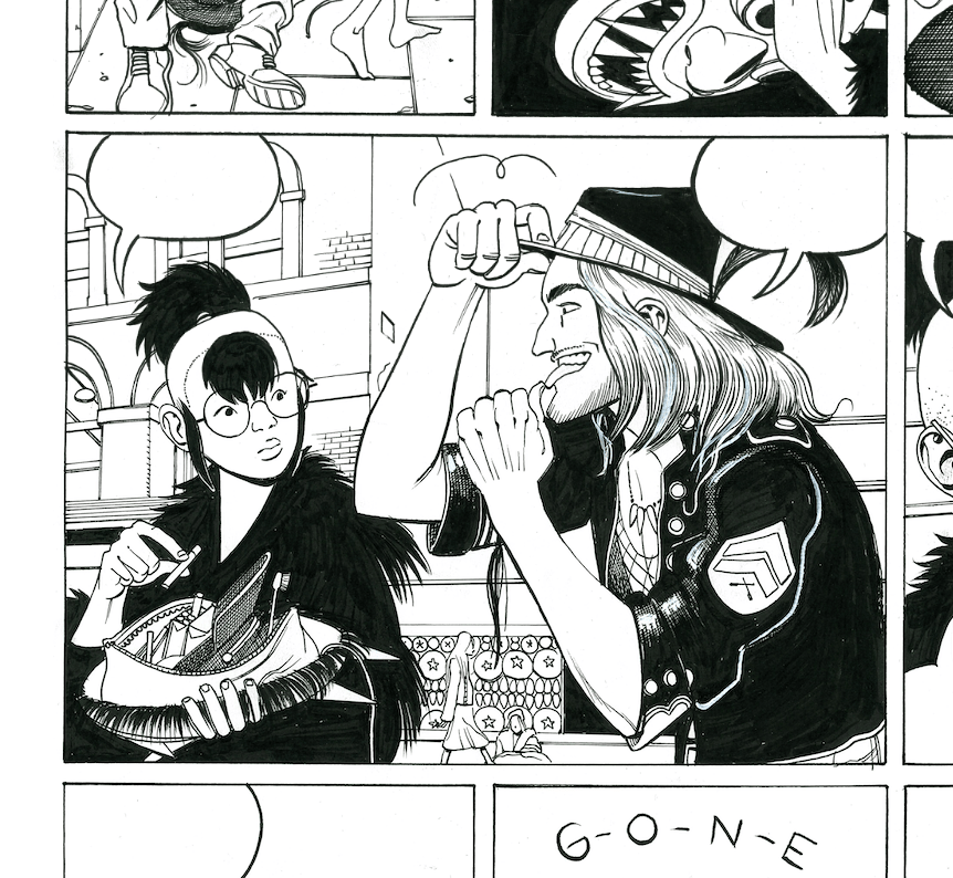 UK In A Bad Way Page 5 Original Art