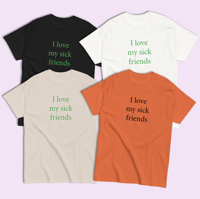⋆.✧˚I love my sick friends˚✧.⋆ OLIVIA DREISINGER I design t-shirt