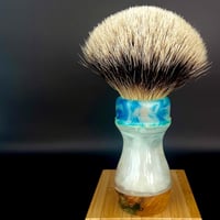 Image 1 of The Wunyju Banal Shaving Brush | Resin & Burl
