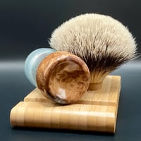 Image 4 of The Kunama Namadgi Shaving Brush | Handcrafted shaving brush made in Australia