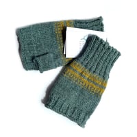 Image 1 of Hand Knitted Wrist Warmers in Birlinn Yarn