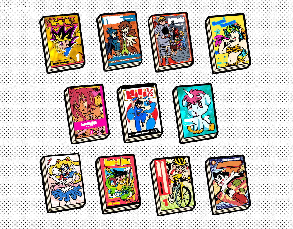 Manga Enamel Pins!