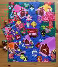 Image 3 of (Two size options) Nostalgic Town Square Prints