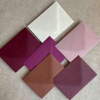 Image 9 of sweet cherry thank you card note card with matching envelope Sets of 6