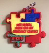 Image 4 of 🧩 Autism / Nonverbal Emergency Contact Tag – Speak for Your Child When They Can’t 🧒📲