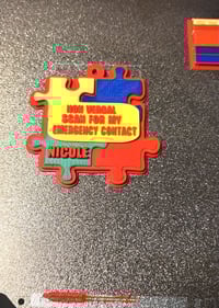 Image 6 of 🧩 Autism / Nonverbal Emergency Contact Tag – Speak for Your Child When They Can’t 🧒📲