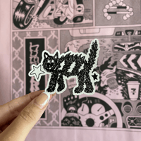 Scaredy Cat Sticker
