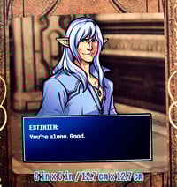 Image 2 of 5"x5" FFXIV Dialogue Chatbox Print