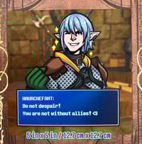 Image 5 of 5"x5" FFXIV Dialogue Chatbox Print