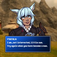 Image 9 of 5"x5" FFXIV Dialogue Chatbox Print