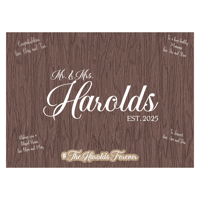 Image 1 of Wedding Signature Board