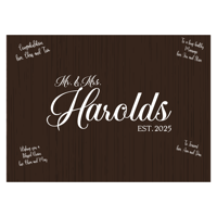 Image 2 of Wedding Signature Board