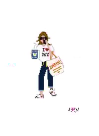 Image 1 of Needlepoint Canvases - Signature Girl Series