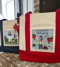 Image 2 of Needlepoint Canvas - I'd Rather Be Antiquing